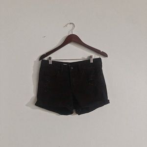 High-waisted Black jeans